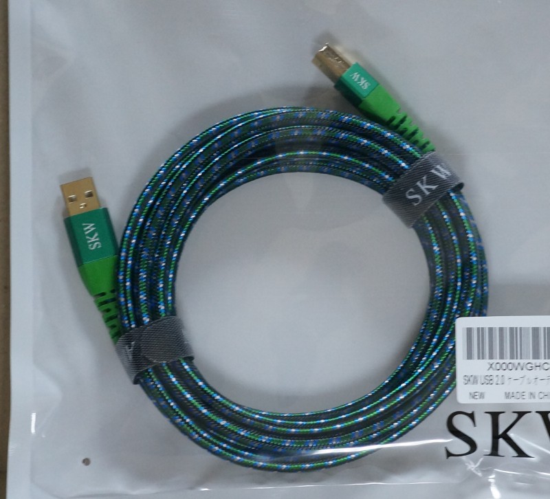 SKW USB 2.0 ケーブルオーディオ